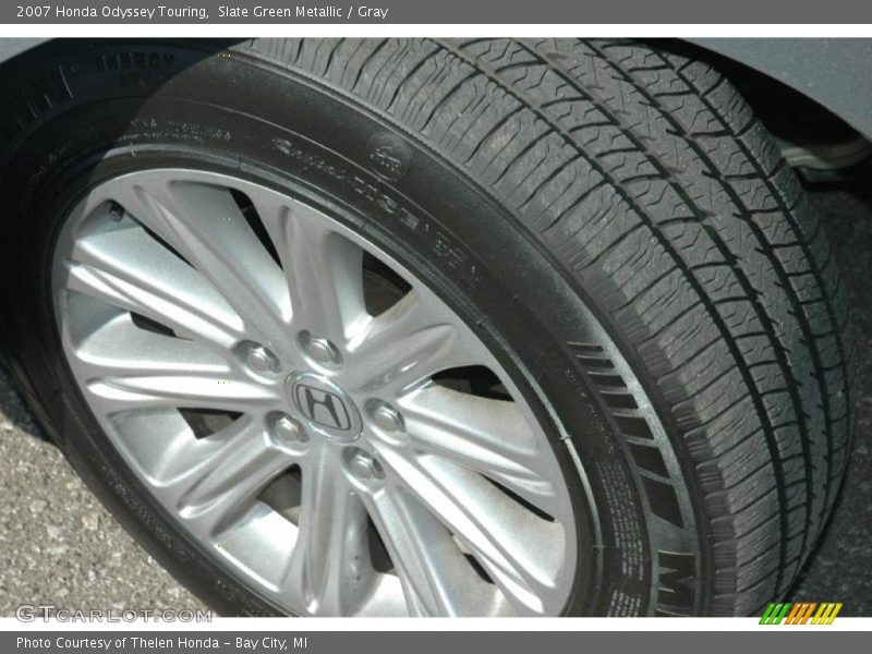 Slate Green Metallic / Gray 2007 Honda Odyssey Touring