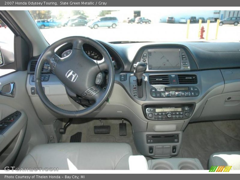 Slate Green Metallic / Gray 2007 Honda Odyssey Touring