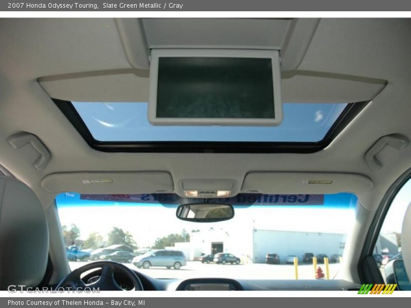 Slate Green Metallic / Gray 2007 Honda Odyssey Touring