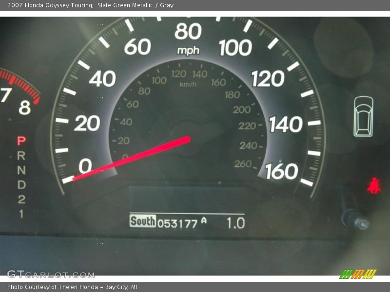Slate Green Metallic / Gray 2007 Honda Odyssey Touring