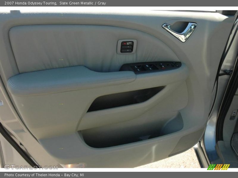 Slate Green Metallic / Gray 2007 Honda Odyssey Touring