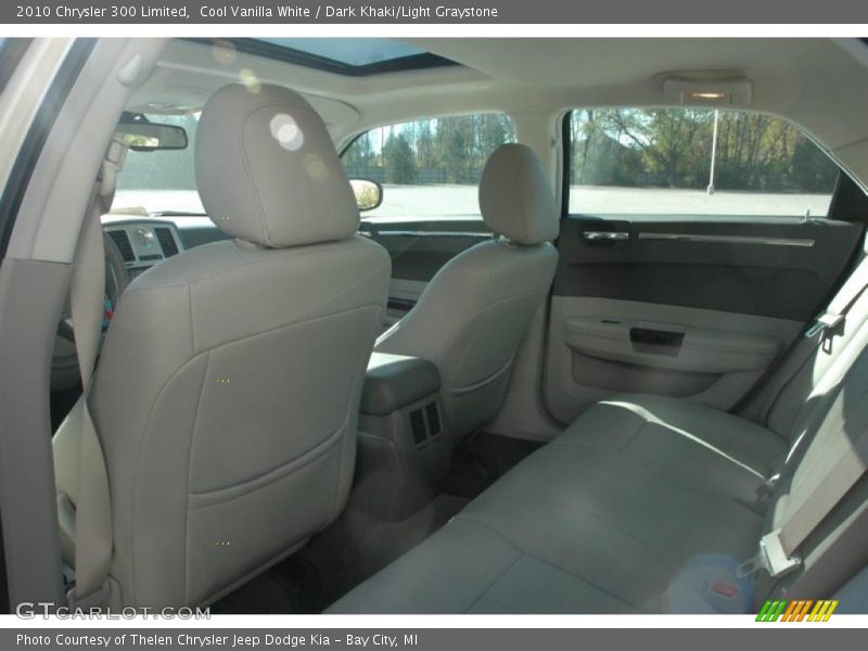 Cool Vanilla White / Dark Khaki/Light Graystone 2010 Chrysler 300 Limited