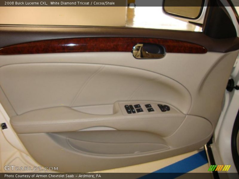 White Diamond Tricoat / Cocoa/Shale 2008 Buick Lucerne CXL