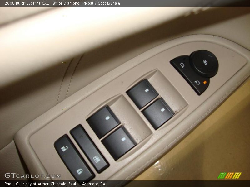 White Diamond Tricoat / Cocoa/Shale 2008 Buick Lucerne CXL
