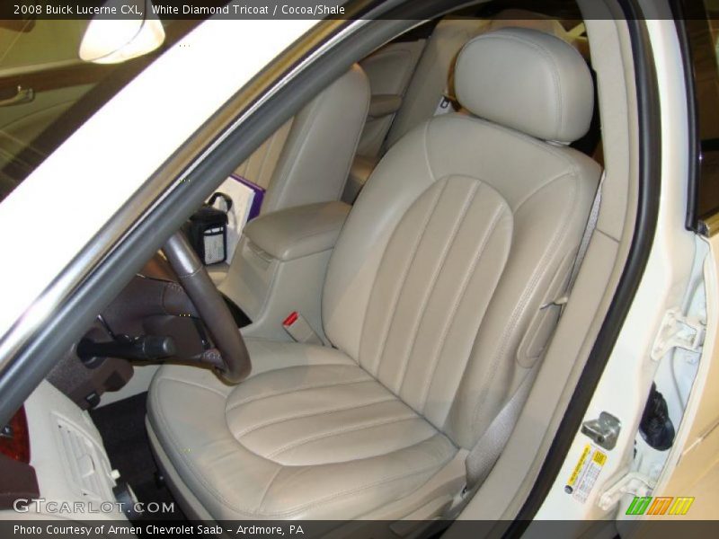 White Diamond Tricoat / Cocoa/Shale 2008 Buick Lucerne CXL
