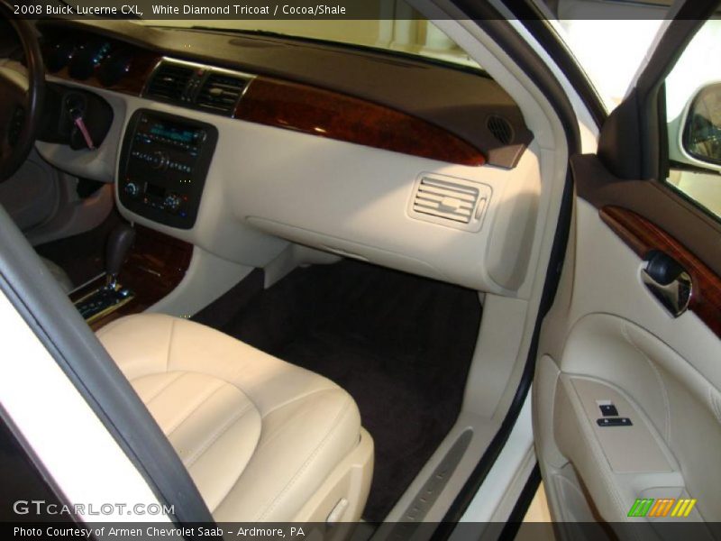 White Diamond Tricoat / Cocoa/Shale 2008 Buick Lucerne CXL