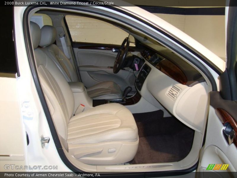 White Diamond Tricoat / Cocoa/Shale 2008 Buick Lucerne CXL