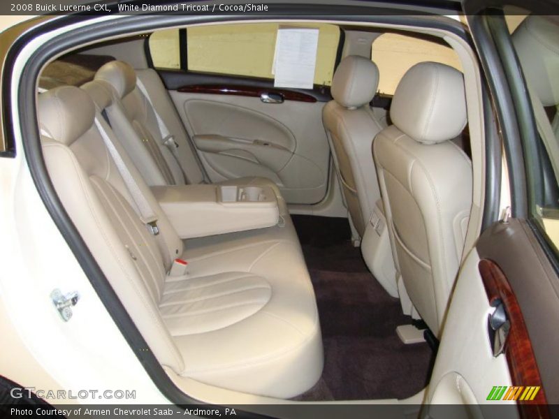 White Diamond Tricoat / Cocoa/Shale 2008 Buick Lucerne CXL