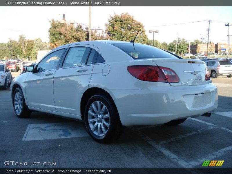 Stone White / Dark Slate Gray 2010 Chrysler Sebring Limited Sedan