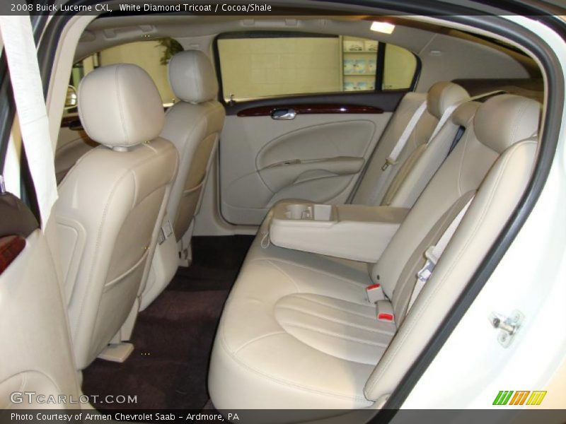 White Diamond Tricoat / Cocoa/Shale 2008 Buick Lucerne CXL