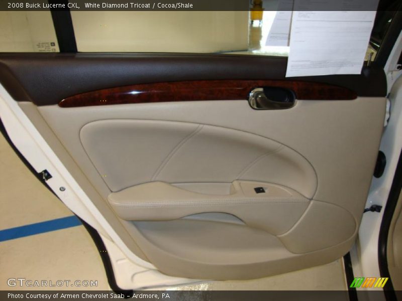 White Diamond Tricoat / Cocoa/Shale 2008 Buick Lucerne CXL
