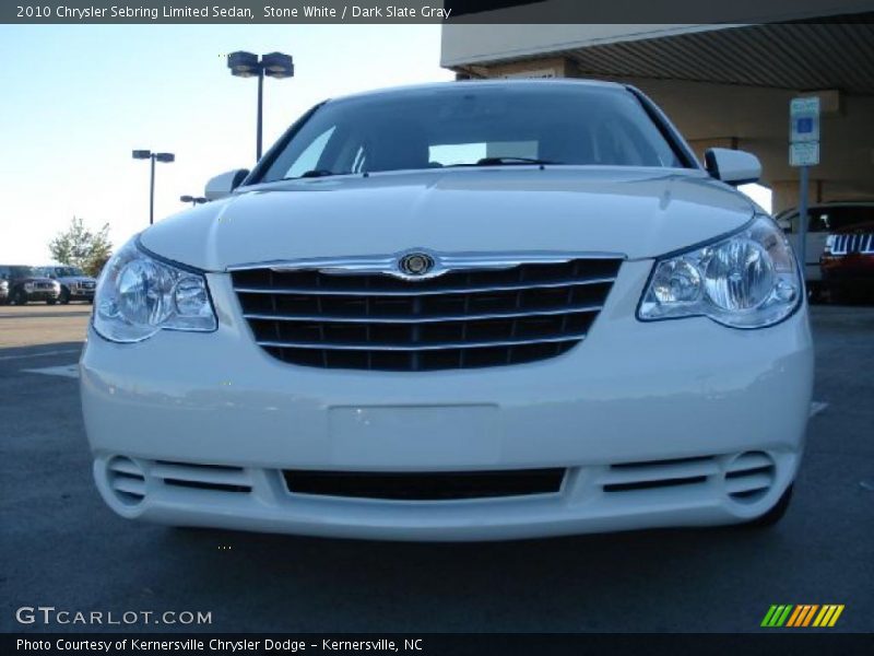 Stone White / Dark Slate Gray 2010 Chrysler Sebring Limited Sedan