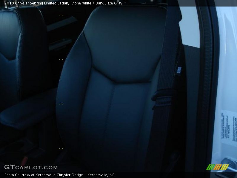 Stone White / Dark Slate Gray 2010 Chrysler Sebring Limited Sedan