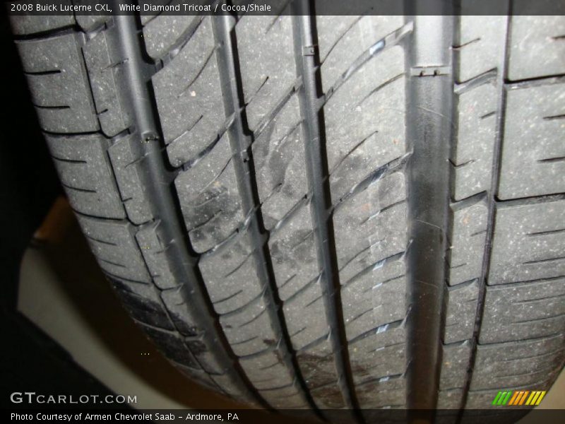 White Diamond Tricoat / Cocoa/Shale 2008 Buick Lucerne CXL