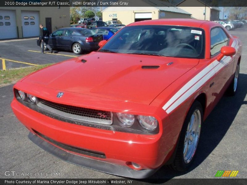 HEMI Orange / Dark Slate Gray 2010 Dodge Challenger R/T Classic