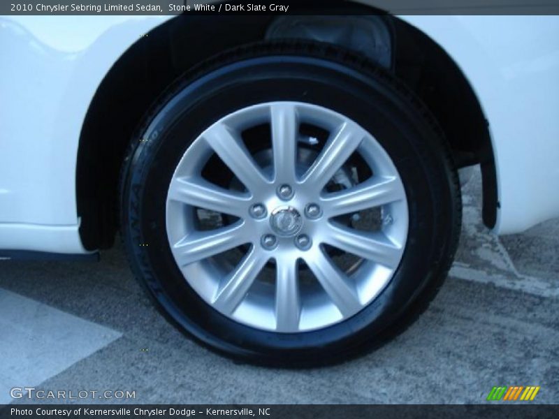 Stone White / Dark Slate Gray 2010 Chrysler Sebring Limited Sedan