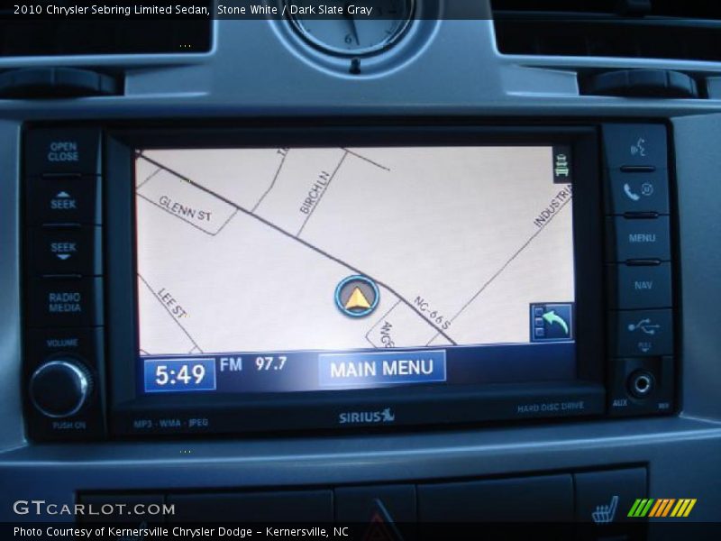 Stone White / Dark Slate Gray 2010 Chrysler Sebring Limited Sedan