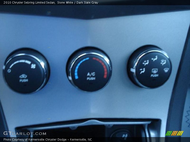 Stone White / Dark Slate Gray 2010 Chrysler Sebring Limited Sedan