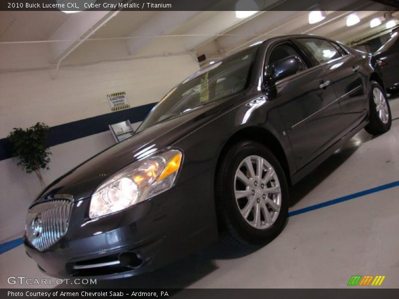 Cyber Gray Metallic / Titanium 2010 Buick Lucerne CXL