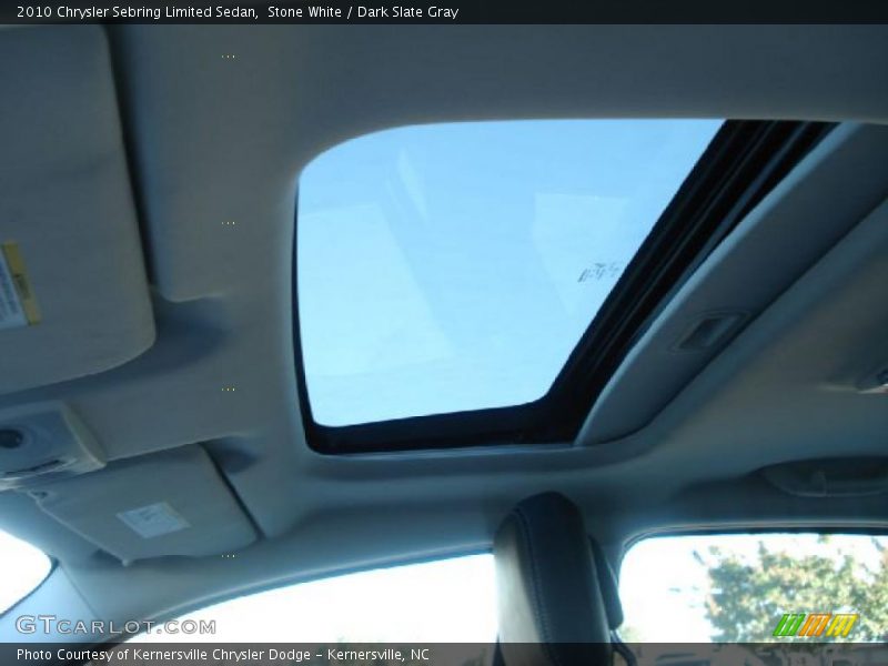 Stone White / Dark Slate Gray 2010 Chrysler Sebring Limited Sedan