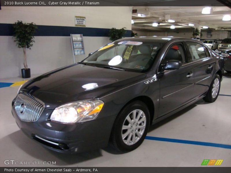 Cyber Gray Metallic / Titanium 2010 Buick Lucerne CXL