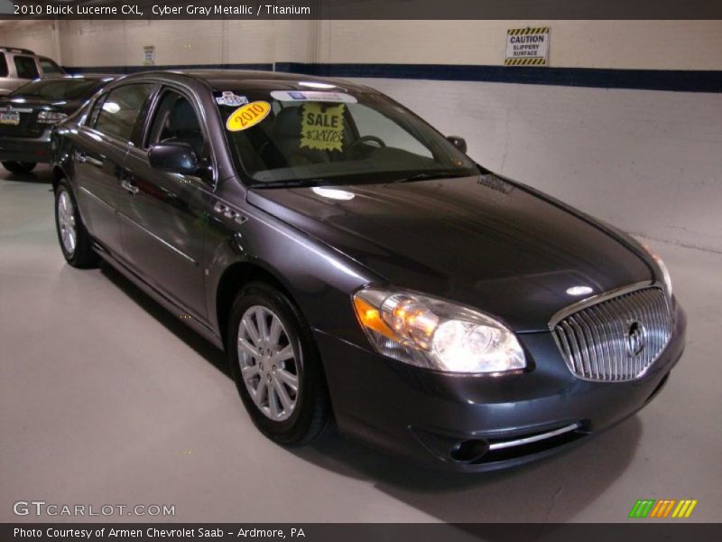 Cyber Gray Metallic / Titanium 2010 Buick Lucerne CXL