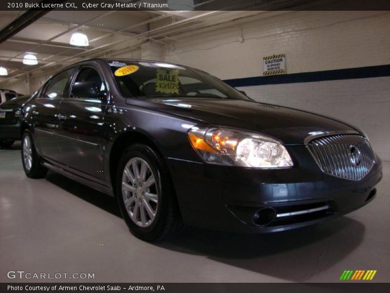 Cyber Gray Metallic / Titanium 2010 Buick Lucerne CXL