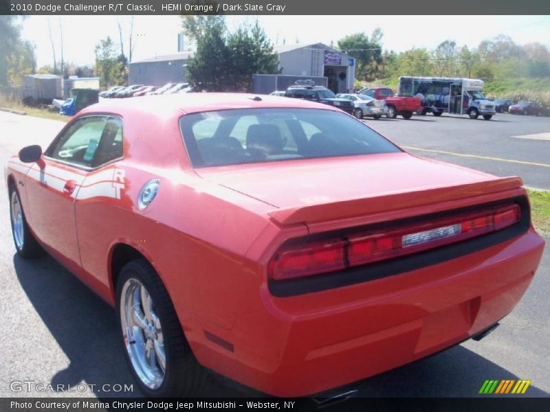 HEMI Orange / Dark Slate Gray 2010 Dodge Challenger R/T Classic
