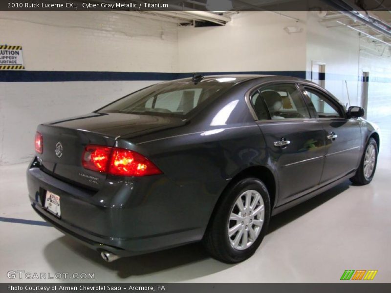 Cyber Gray Metallic / Titanium 2010 Buick Lucerne CXL