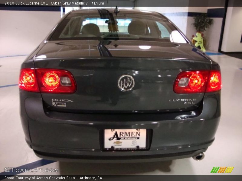 Cyber Gray Metallic / Titanium 2010 Buick Lucerne CXL