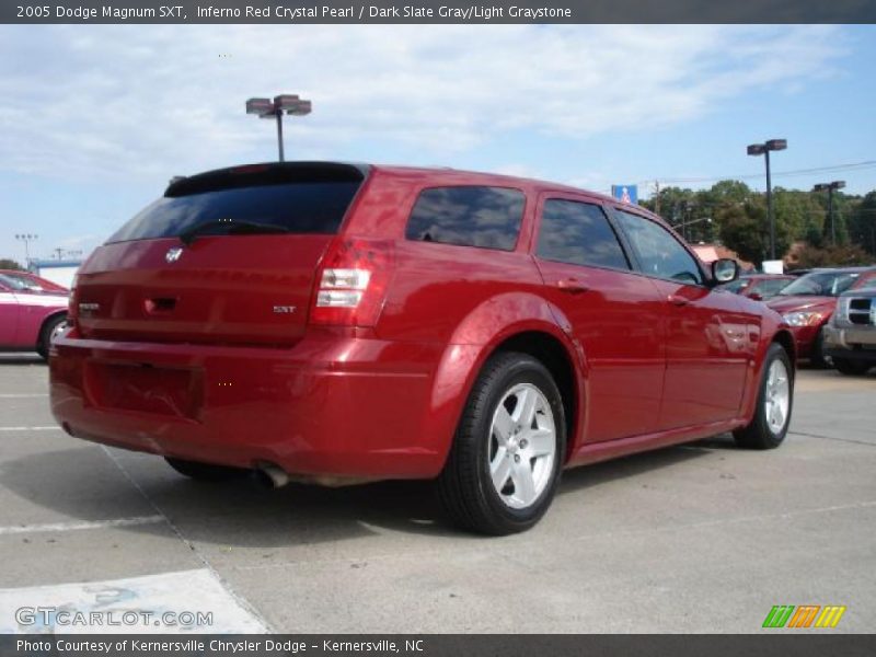 Inferno Red Crystal Pearl / Dark Slate Gray/Light Graystone 2005 Dodge Magnum SXT