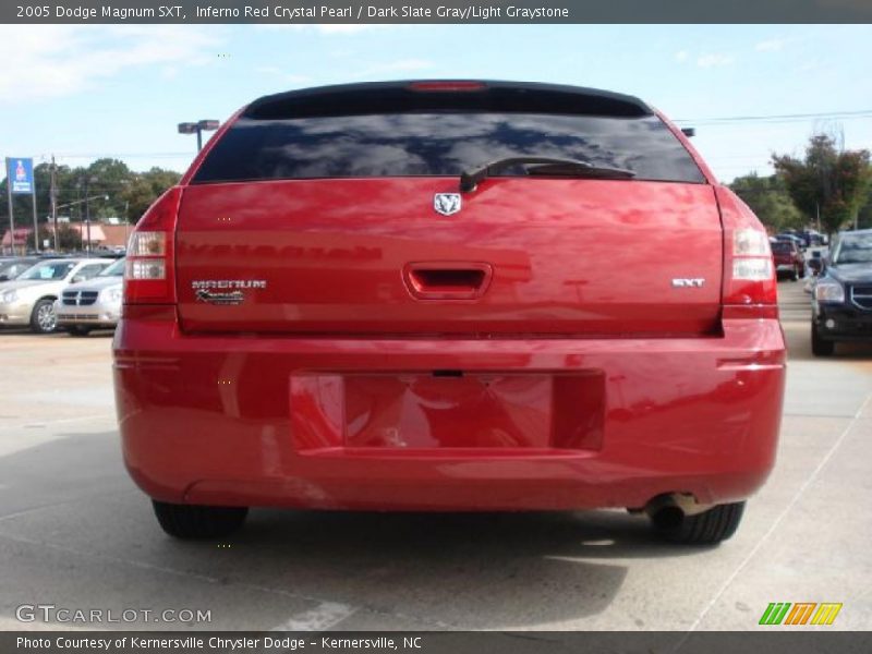Inferno Red Crystal Pearl / Dark Slate Gray/Light Graystone 2005 Dodge Magnum SXT