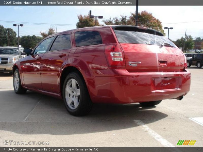 Inferno Red Crystal Pearl / Dark Slate Gray/Light Graystone 2005 Dodge Magnum SXT