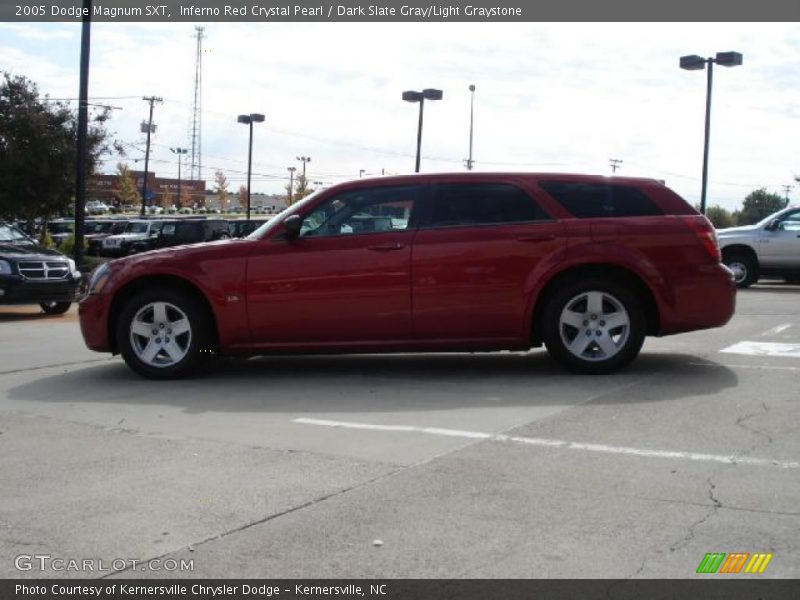 Inferno Red Crystal Pearl / Dark Slate Gray/Light Graystone 2005 Dodge Magnum SXT