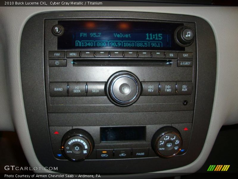 Controls of 2010 Lucerne CXL