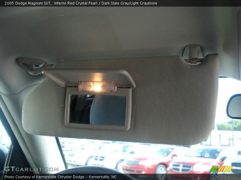 Inferno Red Crystal Pearl / Dark Slate Gray/Light Graystone 2005 Dodge Magnum SXT