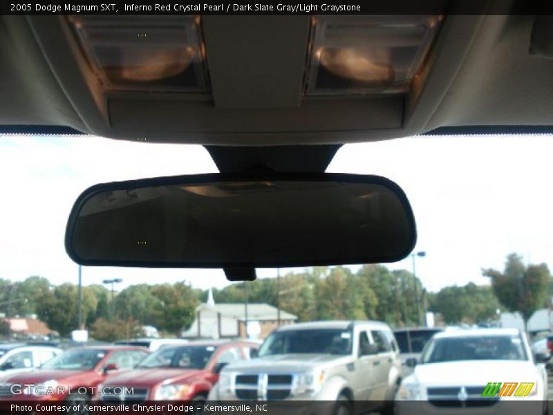 Inferno Red Crystal Pearl / Dark Slate Gray/Light Graystone 2005 Dodge Magnum SXT