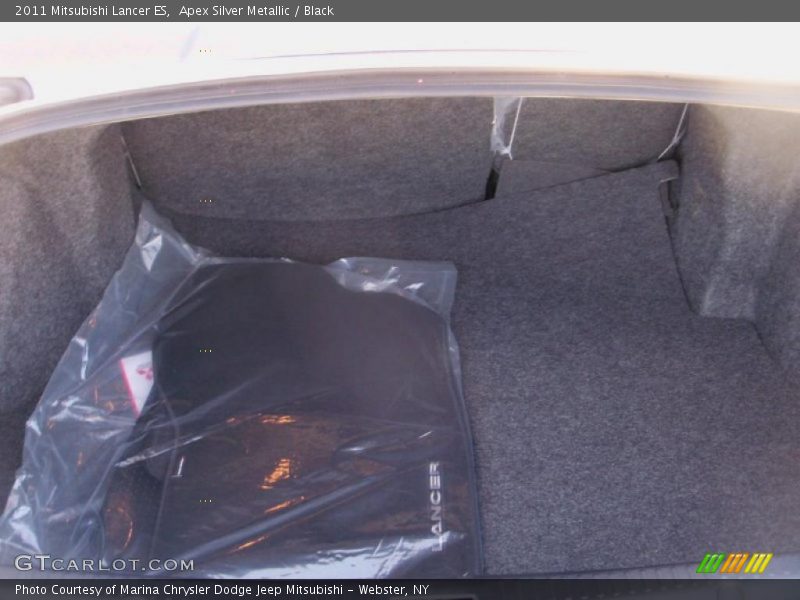 Apex Silver Metallic / Black 2011 Mitsubishi Lancer ES