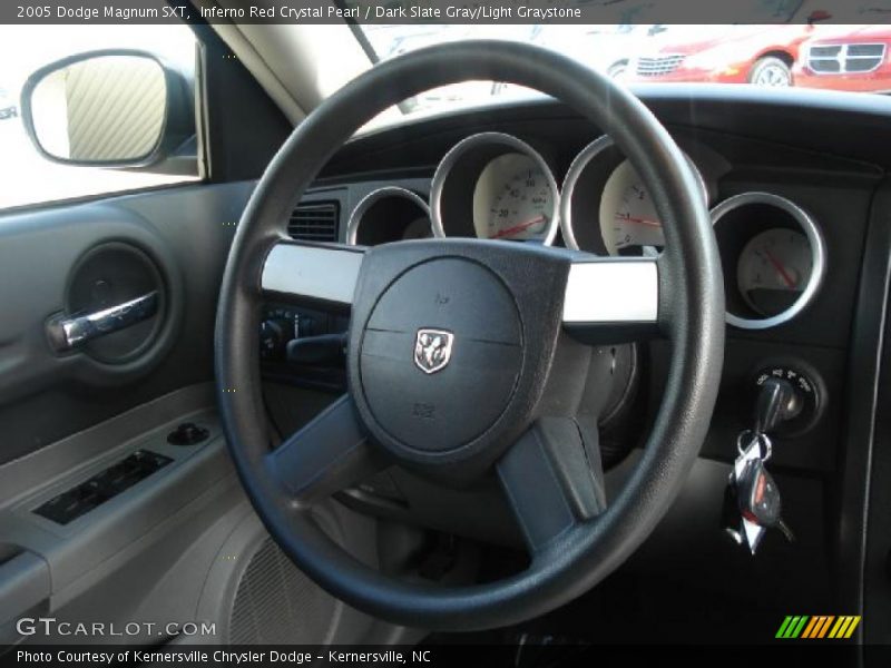 Inferno Red Crystal Pearl / Dark Slate Gray/Light Graystone 2005 Dodge Magnum SXT