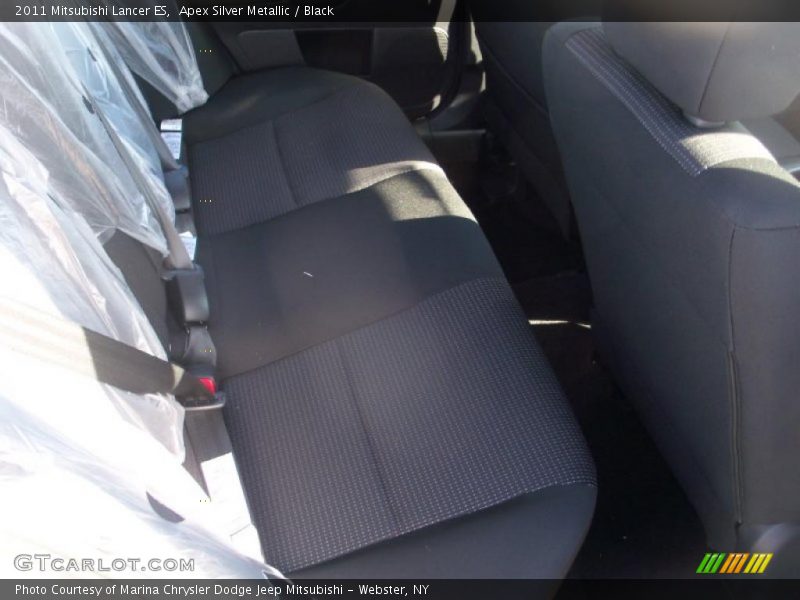Apex Silver Metallic / Black 2011 Mitsubishi Lancer ES