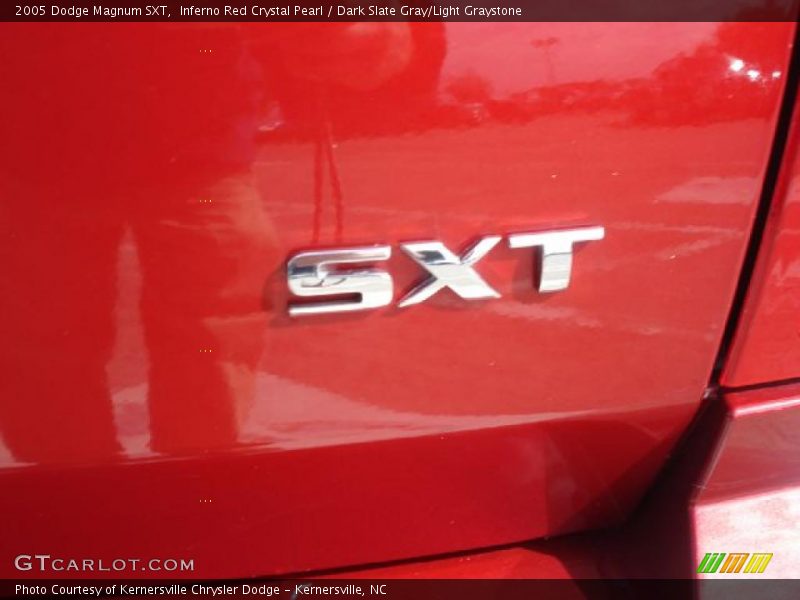 Inferno Red Crystal Pearl / Dark Slate Gray/Light Graystone 2005 Dodge Magnum SXT