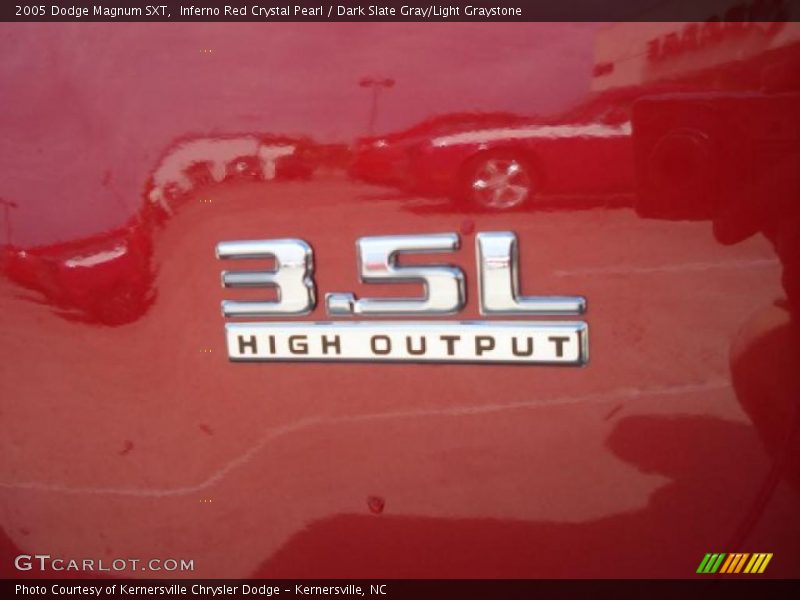 Inferno Red Crystal Pearl / Dark Slate Gray/Light Graystone 2005 Dodge Magnum SXT