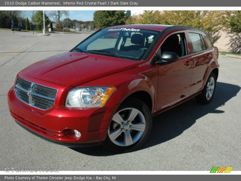 Inferno Red Crystal Pearl / Dark Slate Gray 2010 Dodge Caliber Mainstreet