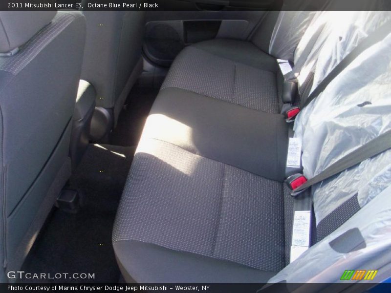 Octane Blue Pearl / Black 2011 Mitsubishi Lancer ES
