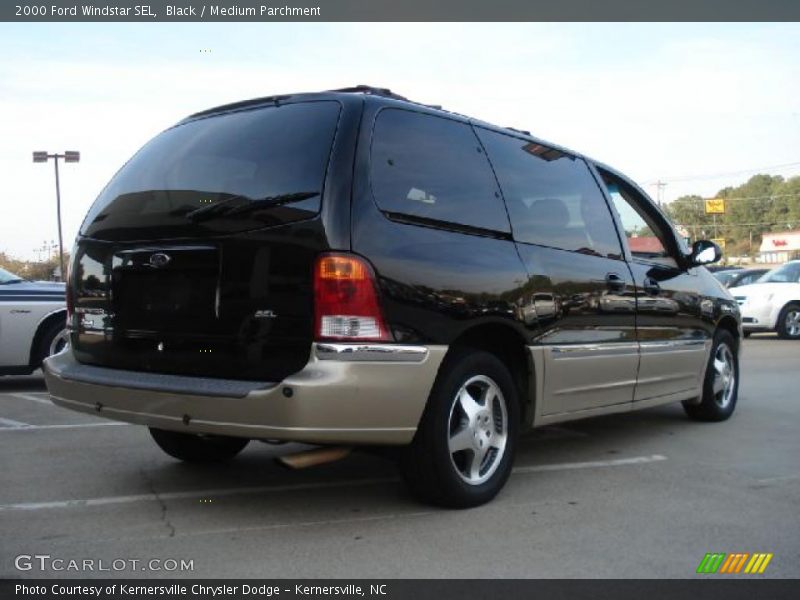 Black / Medium Parchment 2000 Ford Windstar SEL