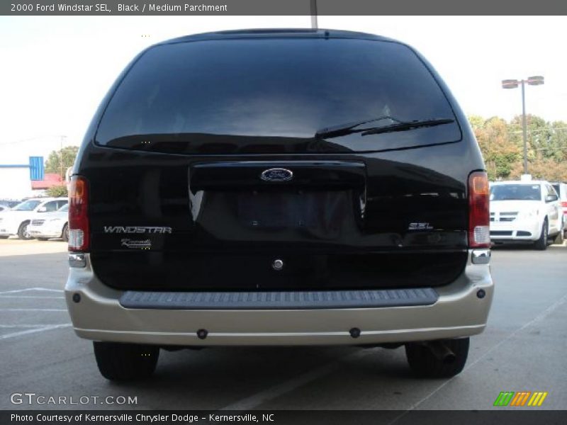 Black / Medium Parchment 2000 Ford Windstar SEL