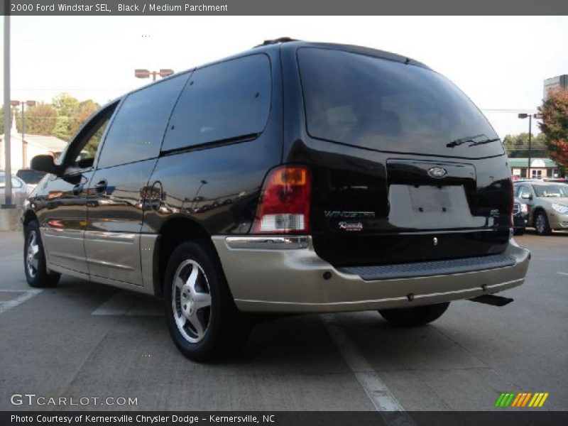 Black / Medium Parchment 2000 Ford Windstar SEL