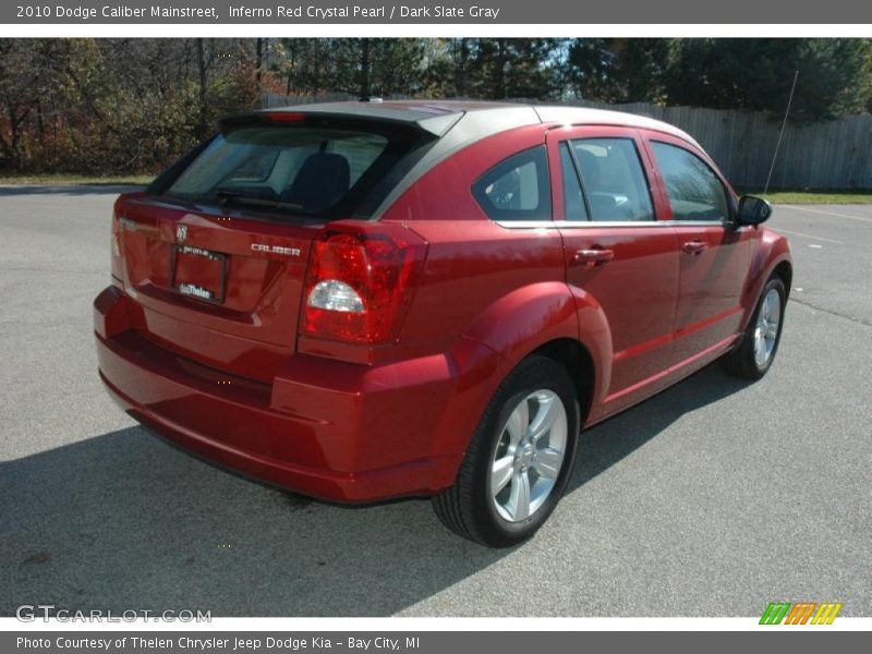 Inferno Red Crystal Pearl / Dark Slate Gray 2010 Dodge Caliber Mainstreet