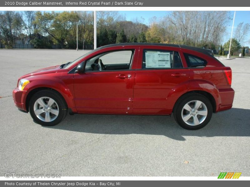 Inferno Red Crystal Pearl / Dark Slate Gray 2010 Dodge Caliber Mainstreet