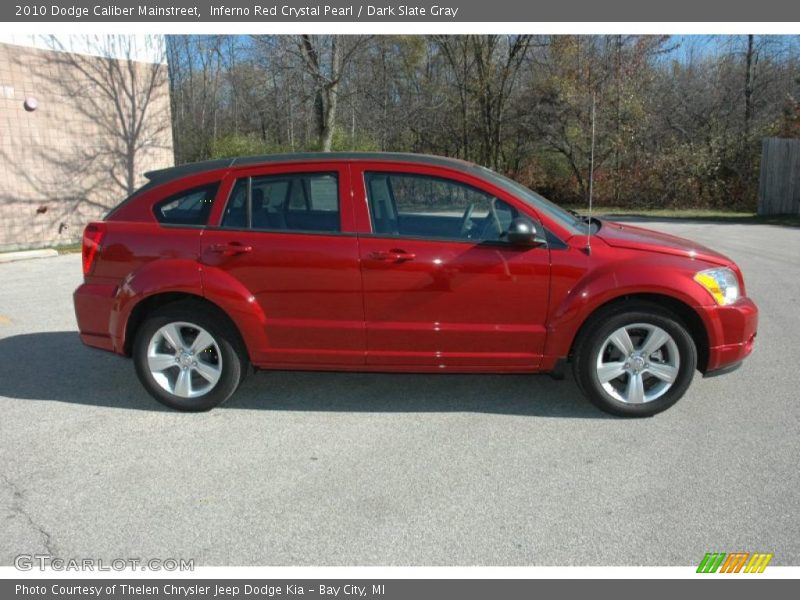 Inferno Red Crystal Pearl / Dark Slate Gray 2010 Dodge Caliber Mainstreet